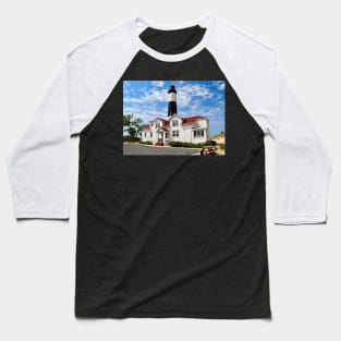 "Big Sable Point Lighthouse" - Ludington, MI Baseball T-Shirt